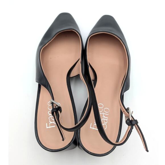 Franco Sarto Jacer Block Heel Slingback Pump Women's Black Size US10M EU41 - Picture 5 of 12